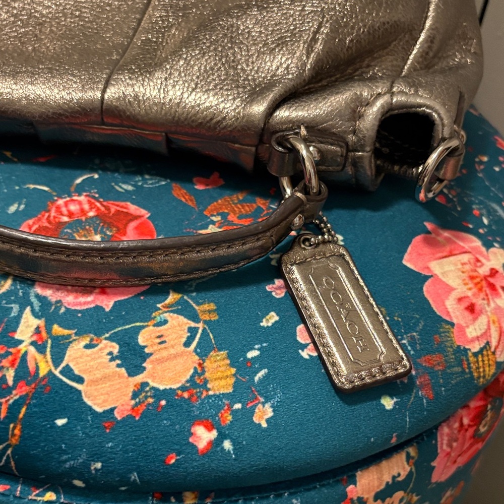 Coach Madison Annabelle Silver Crossbody Bag - Picture 6 of 13